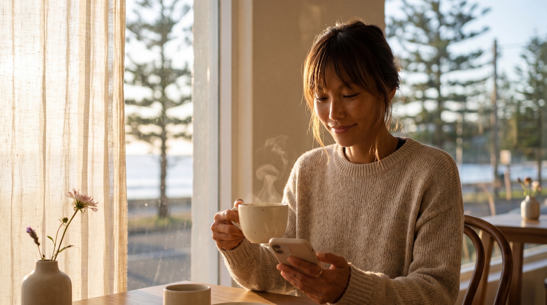 A quiet hopeful moment — the feeling Found was built to give you